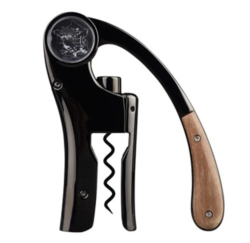 Vinopptrekker Oeno Motion Black & Wood