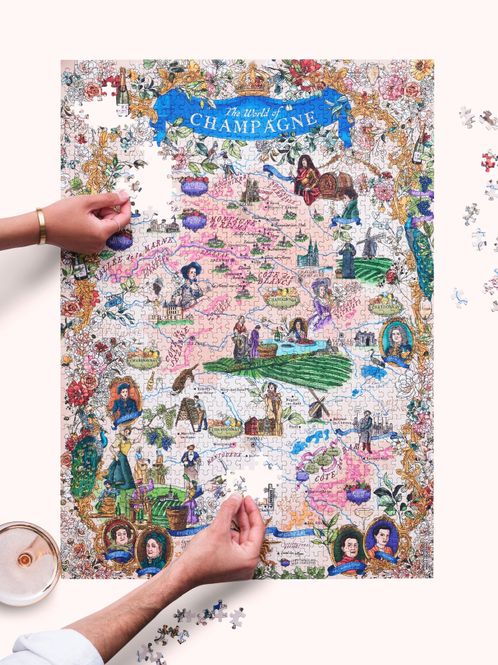 Hovedbilde Water and Wines Puslespill Champagne