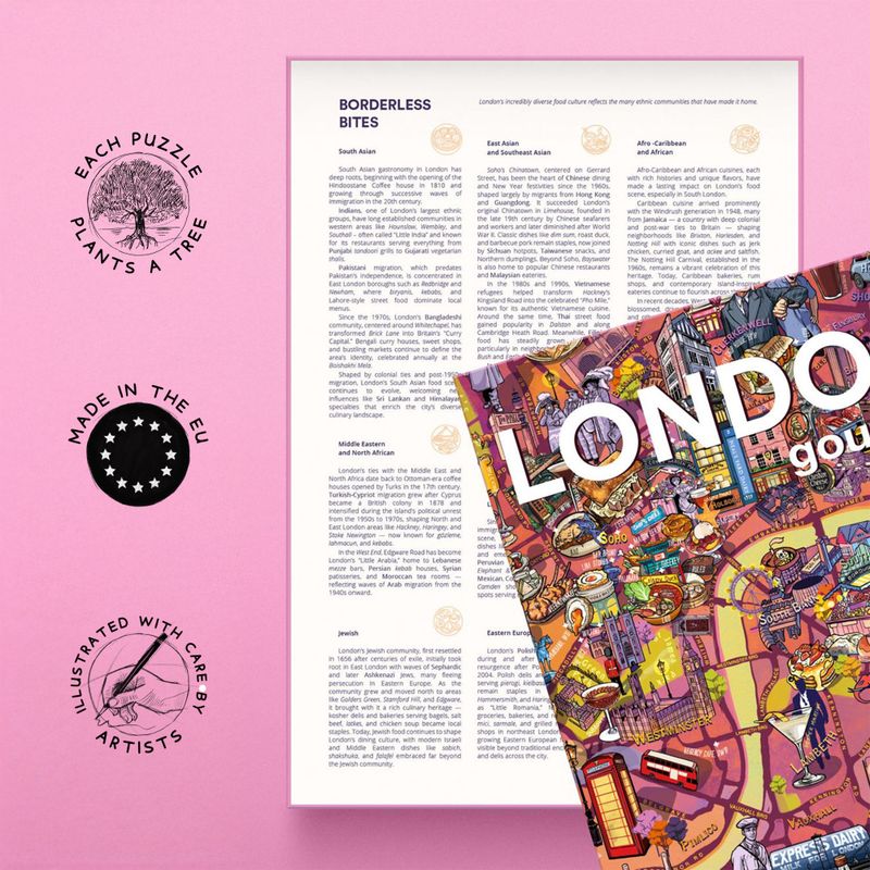 Water and Wine Puslespill London gourmet 