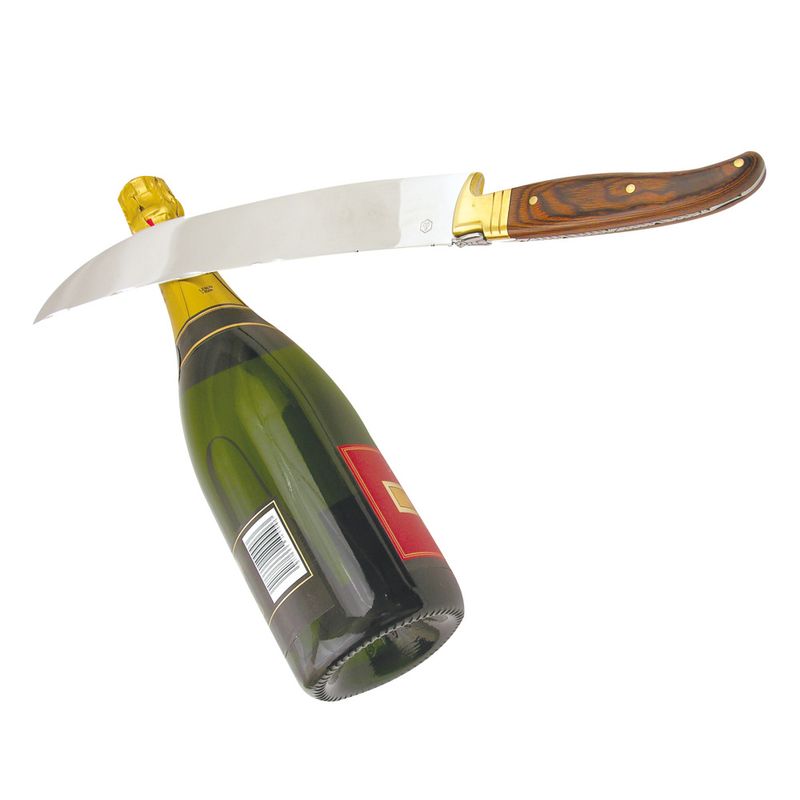 Laguiole Champagnesabel i gaveeske