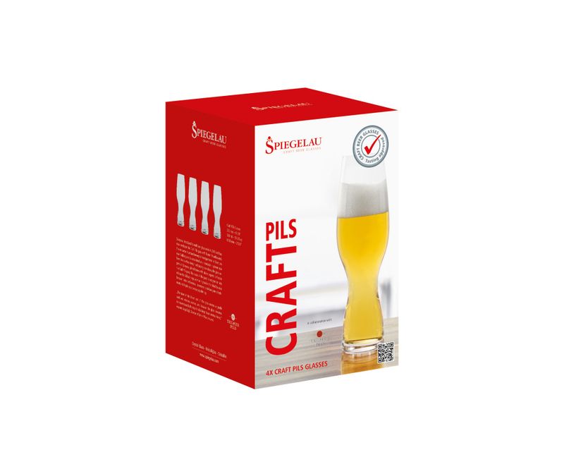 Spiegelau Craft Beer Glasses Craft Pils ølglass, 4-pk