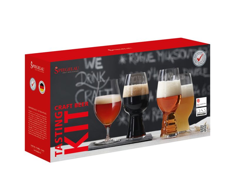 Spiegelau Craft Beer Glasses Tasting Kit ølglass, 4-pk
