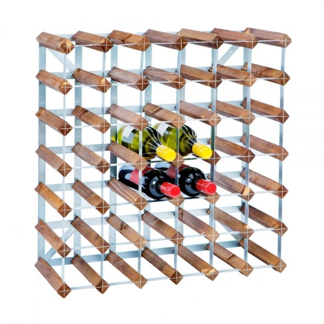 Hovedbilde Vinstativ 42 flasker, montert, dark oak, TWC/42ARDO