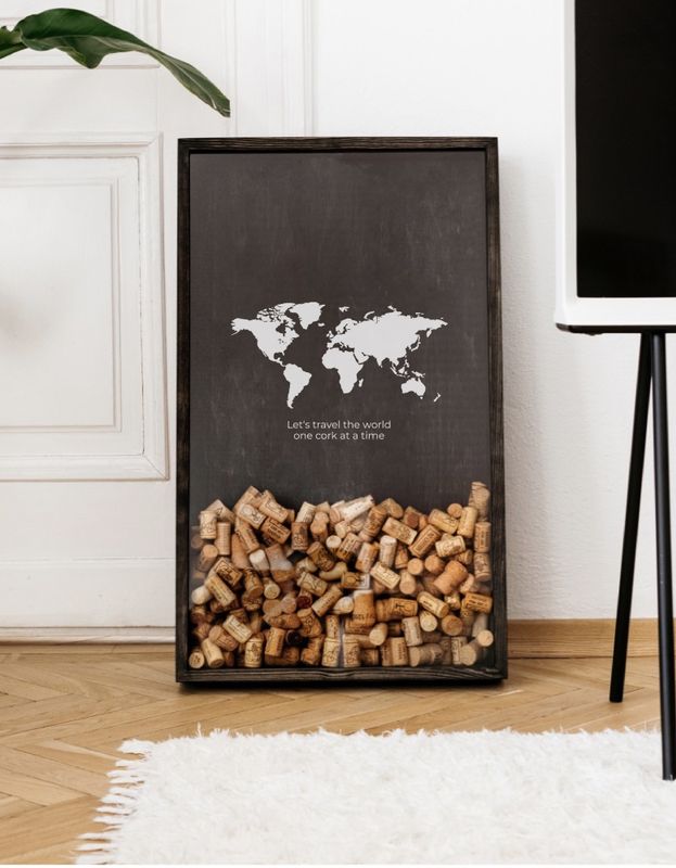 Corkbox Sort Travel m/print (stor)