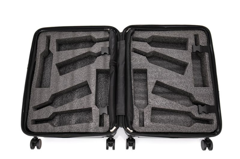 Lazenne vinkoffert i hardplast 12 flasker