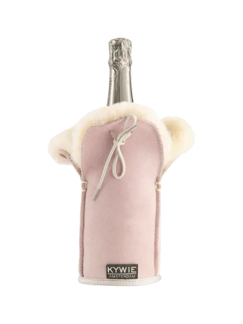 Hovedbilde KYWIE Champagnekjøler Baby Pink Suede