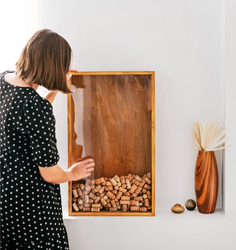 Corkbox Rustikk Clear (stor)